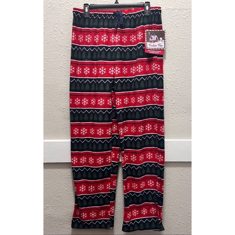 Festive Fun Holiday Mens Pajama Pants NWT L/XL